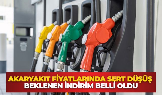 Akaryakıt Fiyatlarında Sert Düşüş! Beklenen İndirim Belli Oldu...