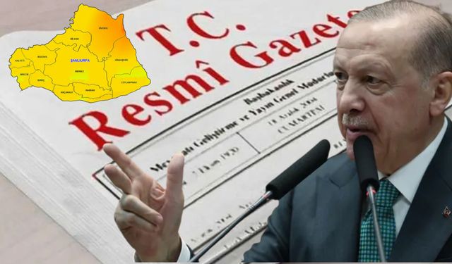Erdoğan’dan Şanlıurfa’ya Yol ve İmar İçin Acele Kamulaştırma Kararı