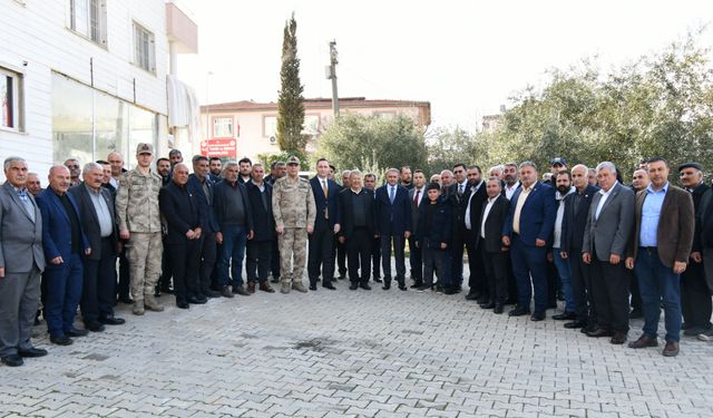 Hasan Şıldak, Atilla Aksoy ve Ali Naci Aldemir Halfeti’de Vatandaşlarla Buluştu