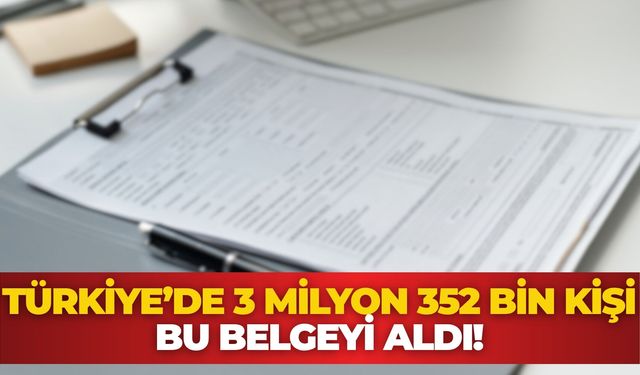 Mesleki Yeterlilik Kurumu 3,3 Milyon Belge Düzenledi