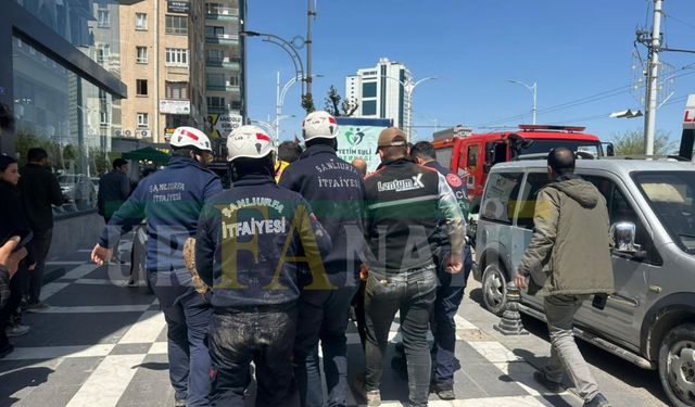 Şanlıurfa Haliliye’de Yüksekten Düşen 1 Kişi Yaralandı