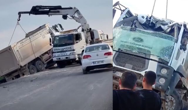 Büyükşehir Belediyesine Ait Araç Kaza Yaptı