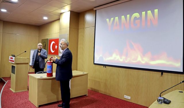 Şanlıurfa 112 Personeline Kritik Yangın ve Afet Eğitimi
