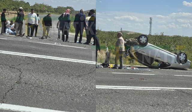Şanlıurfa Birecik’te Otomobil ile Hafif Ticari Araç Çarpıştı: 3 Yaralı