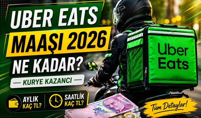 Uber Eats Maaşı 2026 Ne Kadar, Kurye Kazancı Aylık Ve Saatlik Kaç TL?