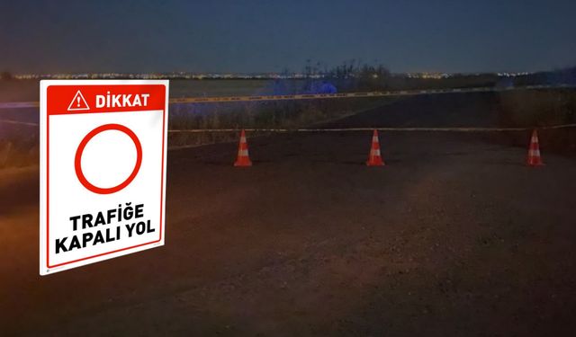 Harran’da Tali Yol Geçici Olarak Ulaşıma Kapatıldı