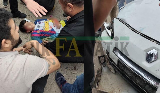 Hilvan’da Motosiklet İle Otomobil Çarpıştı!