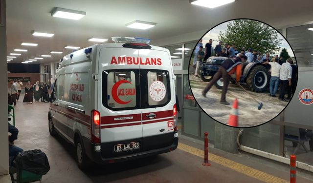 Karaköprü’de Otomobil Traktöre Çarptı: Yaralı Var