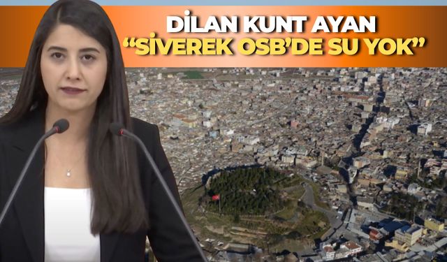 Siverek OSB’de Kriz Derinleşiyor: 21. Yüzyılda Su Yok