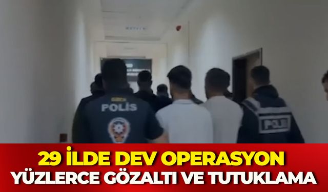 Siber Alanda Dev Operasyon: 29 İlde 409 Gözaltı, 213 Tutuklama