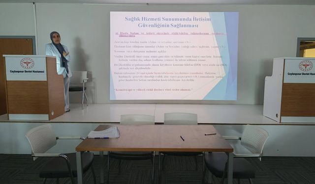 Ceylanpınar’da Sağlıkta Kalite Hamlesi! Personel Eğitimde Buluştu