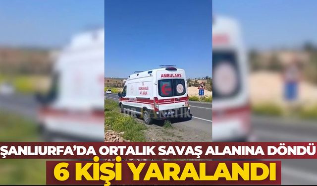 Şanlıurfa Akçakale’de Feci Kaza: İki Araç Çarpıştı, 6 Kişi Yaralandı