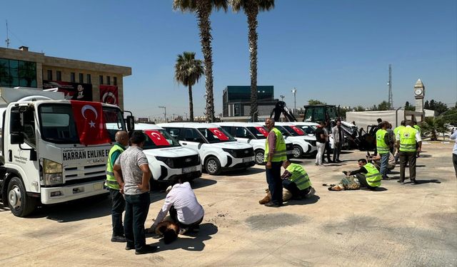 Şanlıurfa’nın İlçesinde Yeni Araçlar Alındı