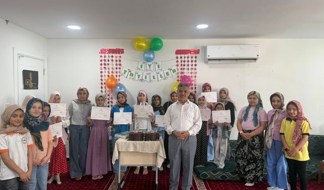 Birecik’te Kur’an Kursu Öğrencilerine Moral Veren Tören
