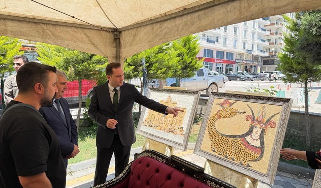 Halfeti’de El Emeği Göz Nuru Eserler Sergilendi