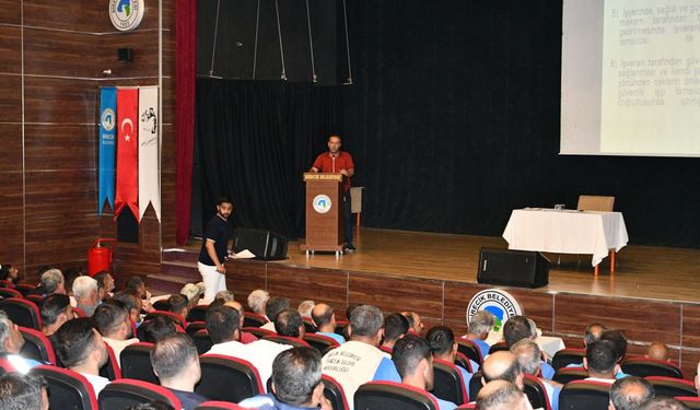 Birecik Belediyesi Personeline Kritik İSG Eğitimi!