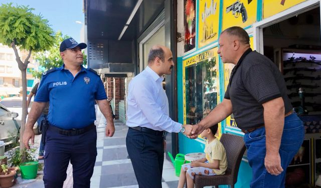 Akçakale’de Ali Cemal Altınöz Ve Mehmet Telli Esnafın Sorunlarını Dinledi