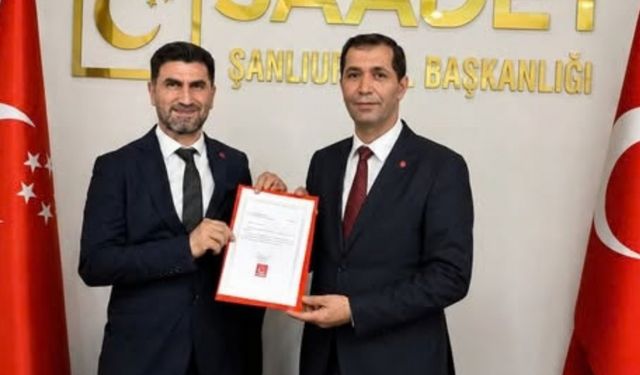 Ali Çiftel, Saadet Partisi Siverek İlçe Başkanı Oldu
