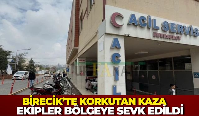 Birecik’te Kaza: Tır ile Motosiklet Çarpıştı Sürücü Olay Yerinden Kaçtı