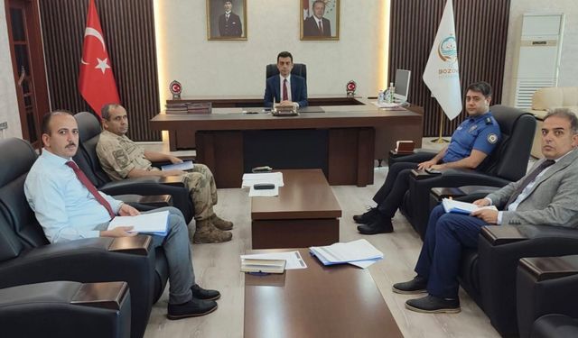 Bozova’da LGS İçin Güvenlik Tedbirleri Masaya Yatırıldı