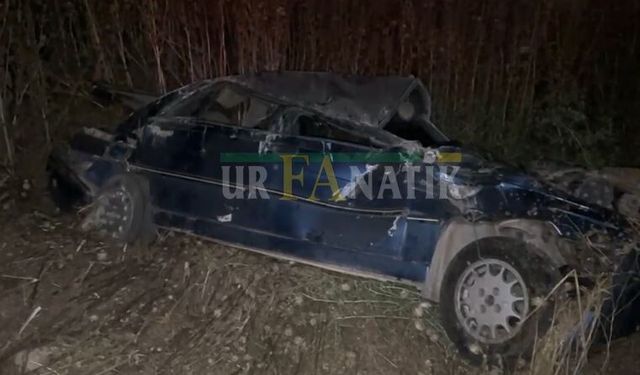 Şanlıurfa’daki Feci Kazada Araç Hurdaya Döndü, 4 Kişi Yaralı Kurtuldu