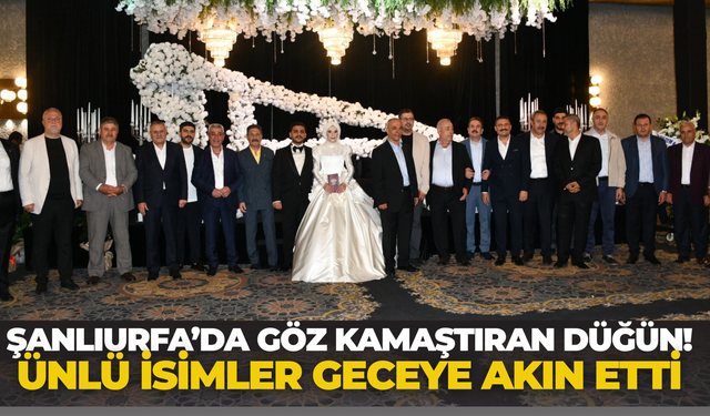 Şanlıurfa’da Yunus Emre Tumbul ile Selva Beltek Dünyaevine Girdi