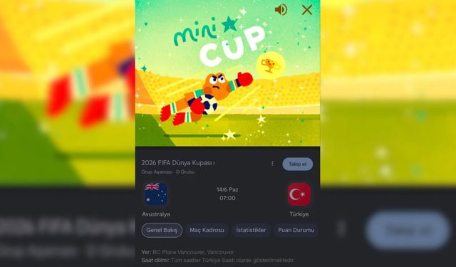 Google Dünya Kupası Oyunu Mini Cup Nasıl Oynanır? 2026 Mini Cup Oyununda Türkiye Kaçıncı Sırada?