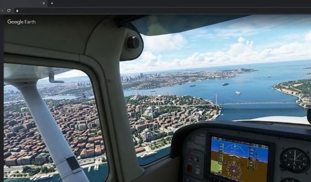 Google Earth Uçuş Simülatörü Nasıl Kullanılır, Nereden Açılır, Kısayolları ve Kontrolleri Neler?