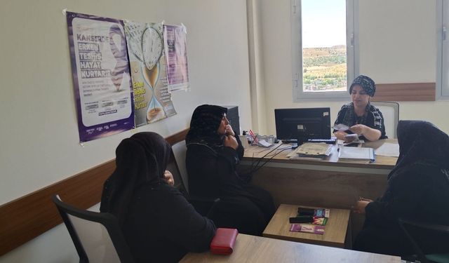 Bozova’da Kanser Taramaları İçin Bilgilendirme Çalışması