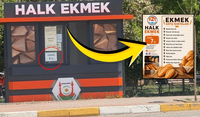 Şanlıurfa'da Aynı Ekmek, İki Farklı Fiyat: Büyükşehir'de 9 TL, Suruç'ta 7 TL