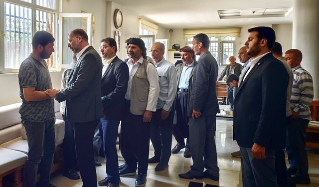 HÜDA PAR Heyetinden Acılı Aileye Taziye Ziyareti