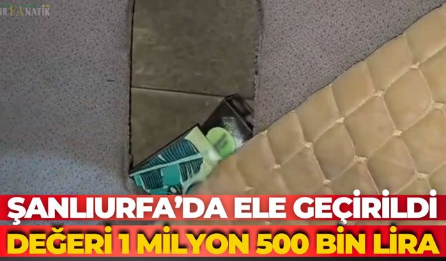 Şanlıurfa’da Kaçakçılık Operasyonu: 1,5 Milyon TL’lik Kaçak Ürün Ele Geçirildi
