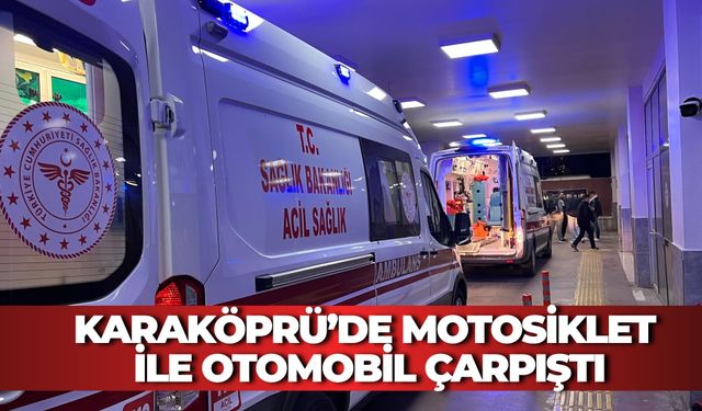 Karaköprü’deki Kavşakta Feci Kaza: Motosiklettekiler Metrelerce Savruldu