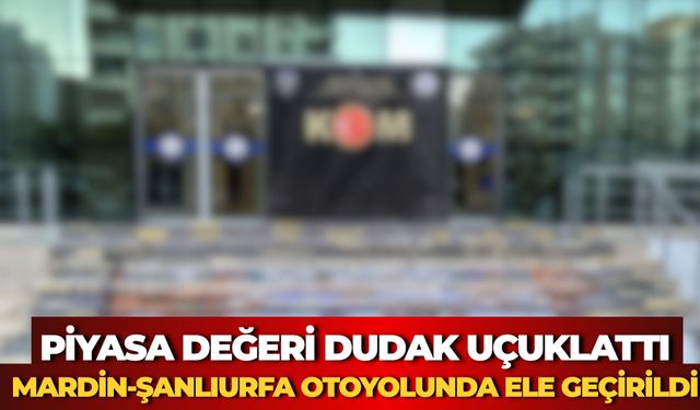 Mardin-Şanlıurfa Otoyolunda Durdurulan Araçta 3 Milyon 700 Bin TL'lik Kaçak Ürün Ele Geçirildi