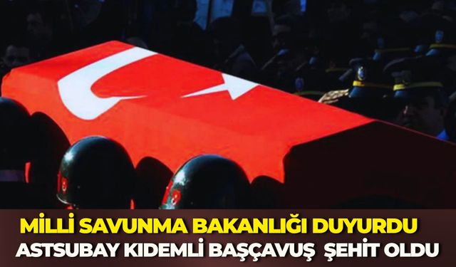Astsubay Kıdemli Başçavuş Kenan Şahin Şehit Oldu