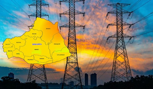 Şanlıurfa'da 21 Bin Abone Elektriksiz Kalacak!