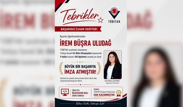 Şanlıurfa’da Büşra Öğretmen Büyük Başarı Elde Etti