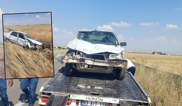 Şanlıurfa'da Korkutan Kaza: Hurdaya Dönen Araçtan Sağ Çıktı