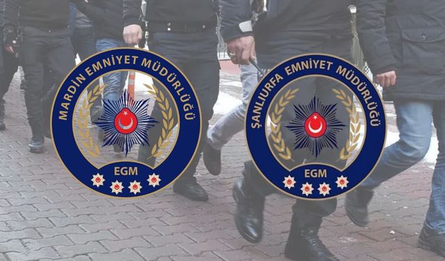 Şanlıurfa Polisi Düğmeye Bastı: 15 Şüpheli Tutuklandı