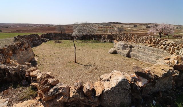 Şanlıurfa Birecik’te Tarihi Kayalık Yerleşim Dikkat Çekiyor