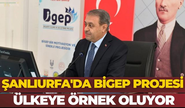 Şanlıurfa'da BİGEP Projesi Ülkeye Örnek Oluyor