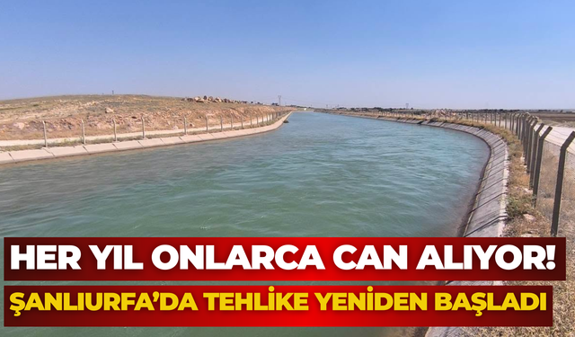 Her Yaz Aynı Tehlike! Şanlıurfa’da Sulama Kanalları Korkutuyor