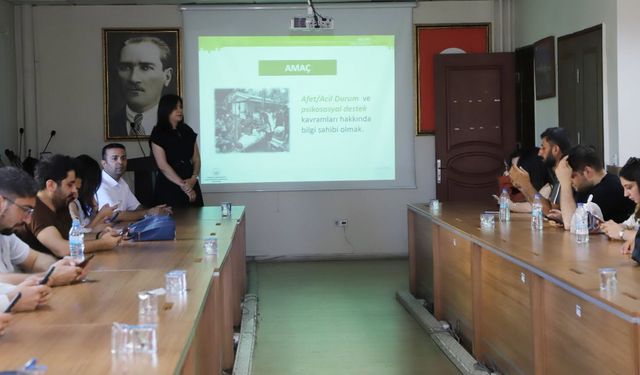 Şanlıurfa’da Psikososyal Destek Personeline Afet Eğitimi