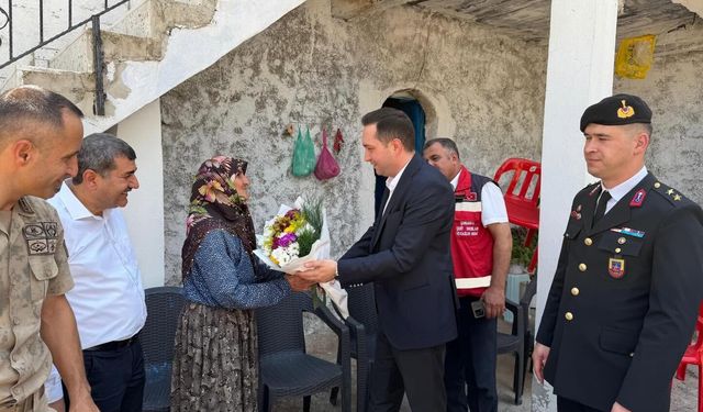Kaymakam Korkmaz’tan 15 Temmuz’da Vefa Dolu Ziyaret