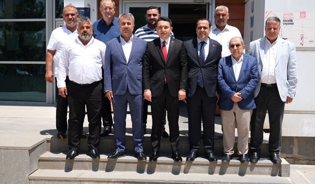 Birecik’te Yeni Kaymakam Osman Şahin’e Hayırlı Olsun Ziyareti