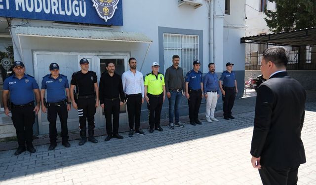 Birecik Kaymakamı Şahin’den Emniyet Müdürlüğüne Ziyaret