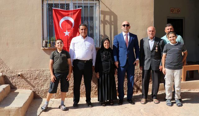 Kaymakam Çakal’dan Kıbrıs Gazisi’ne Vefa Ziyareti