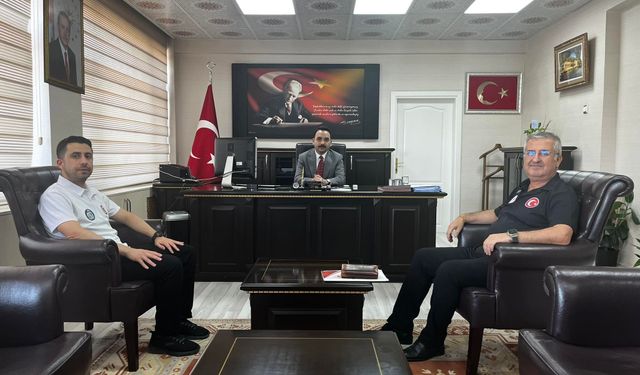 Kaymakam Şahin’e İlk Ziyaretler Sürüyor!