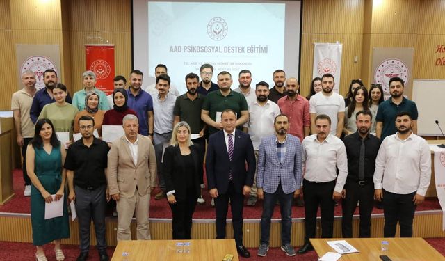 Şanlıurfa’da Afetlere Hazırlık İçin Psikolojik İlk Yardım Eğitimi Verildi