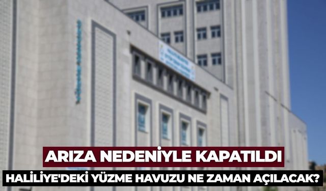 Teknik Arıza Yüzme Havuzunu Durdurdu: Açılış Tarihi Belli Oldu